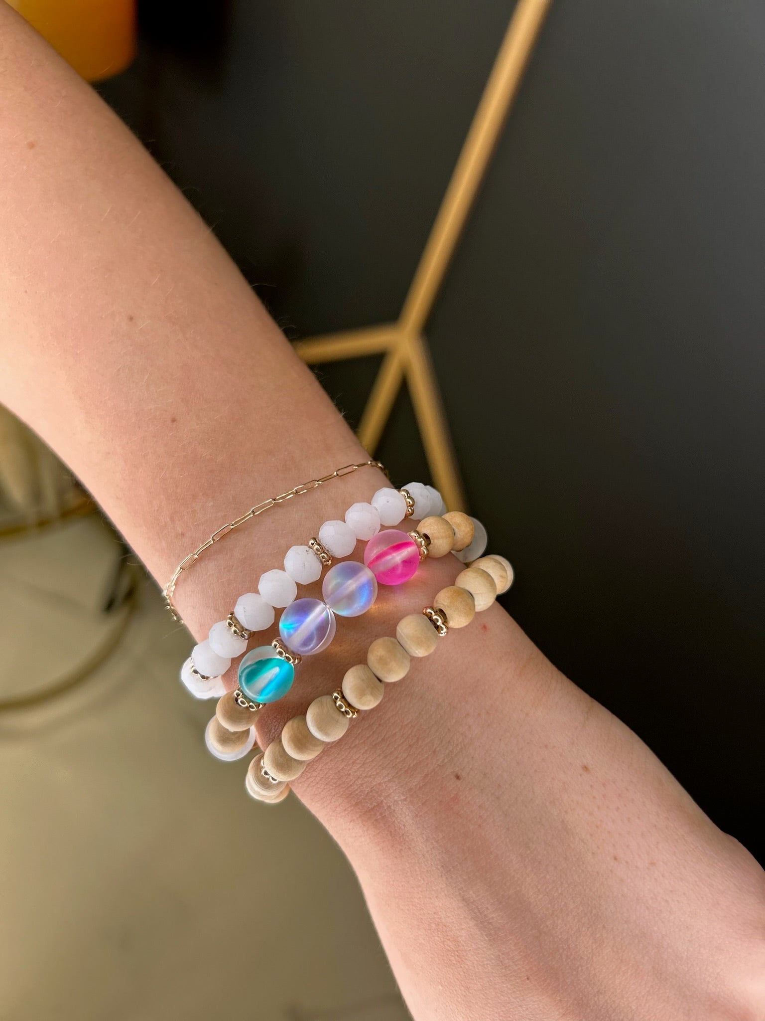 Pastel Bead Bracelet