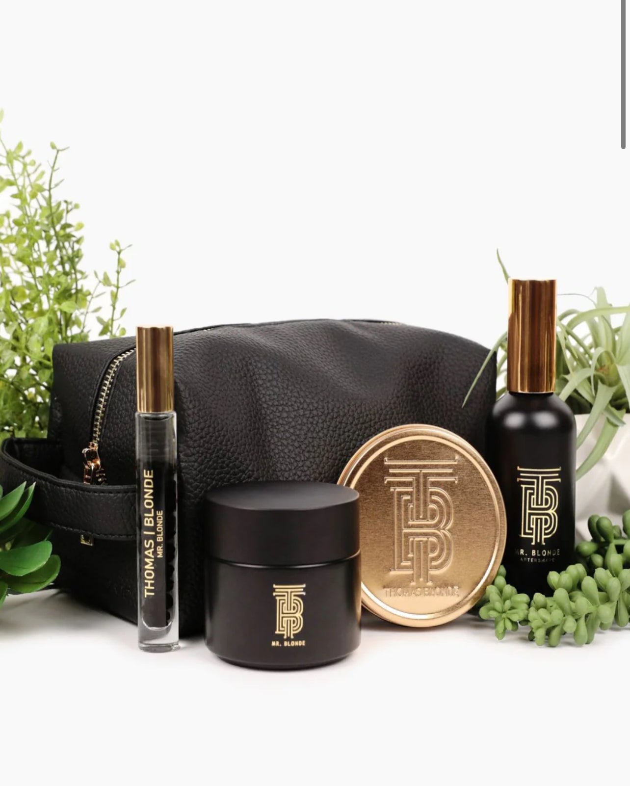 Black Thomas Blonde Travel Bag