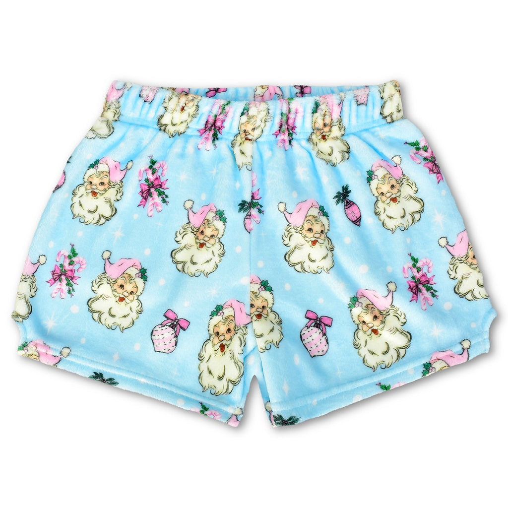 Santa's Favorite Girls Plush PJ Shorts