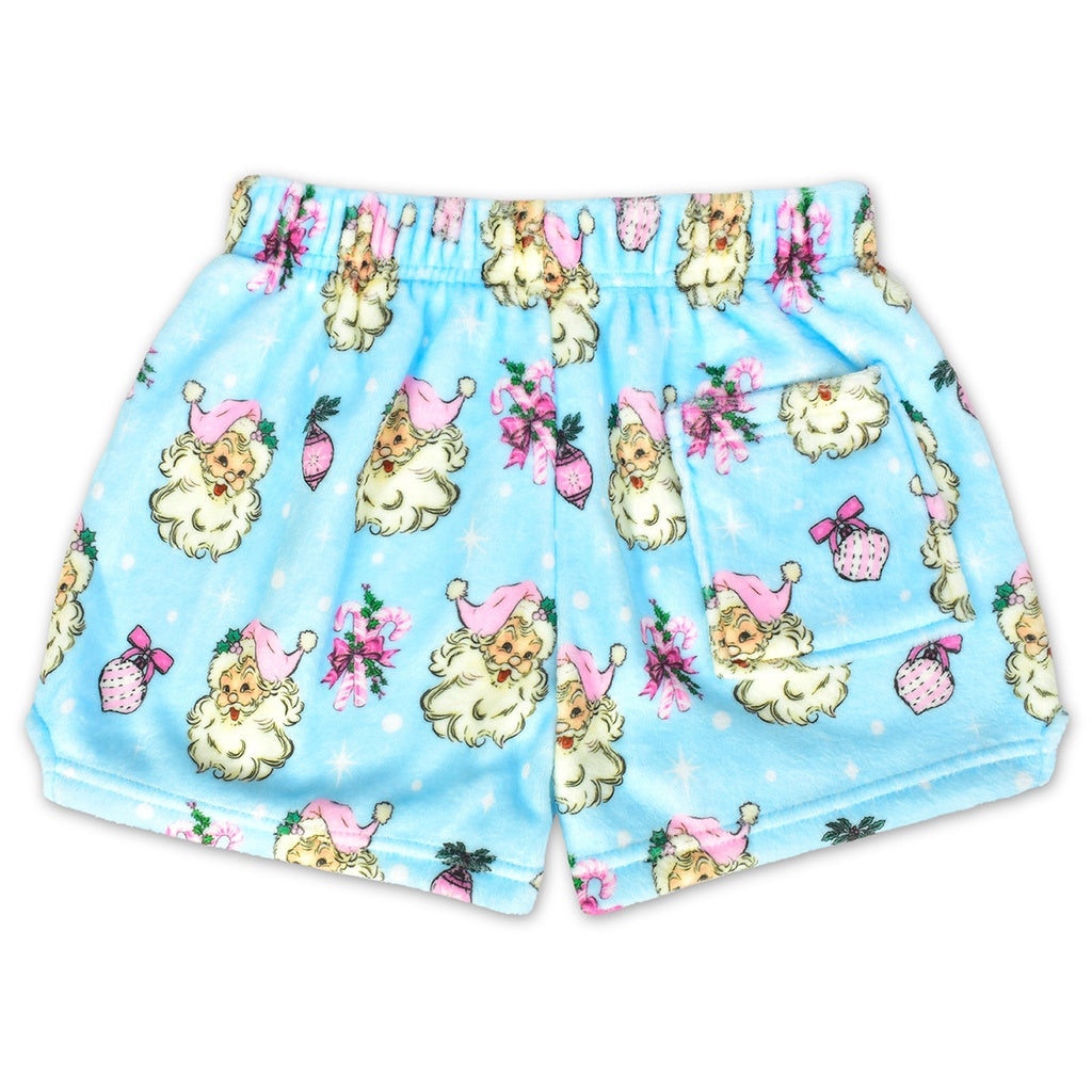 Santa's Favorite Girls Plush PJ Shorts