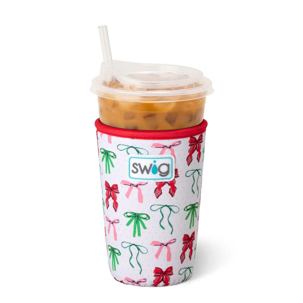 Ribbons + Bows Iced Cup Coolie 22oz