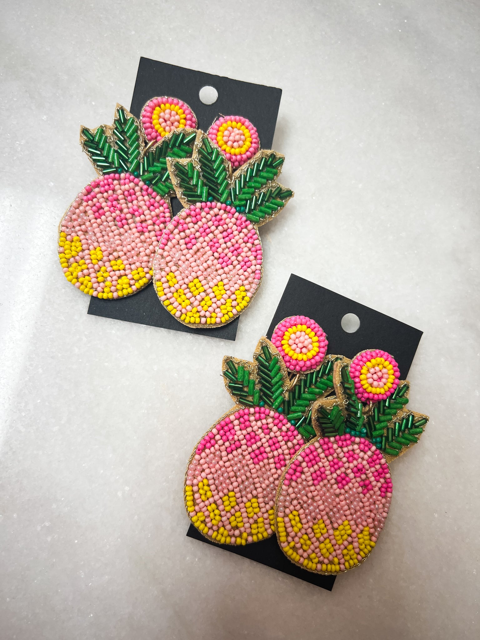 Pink Pineapple Earring