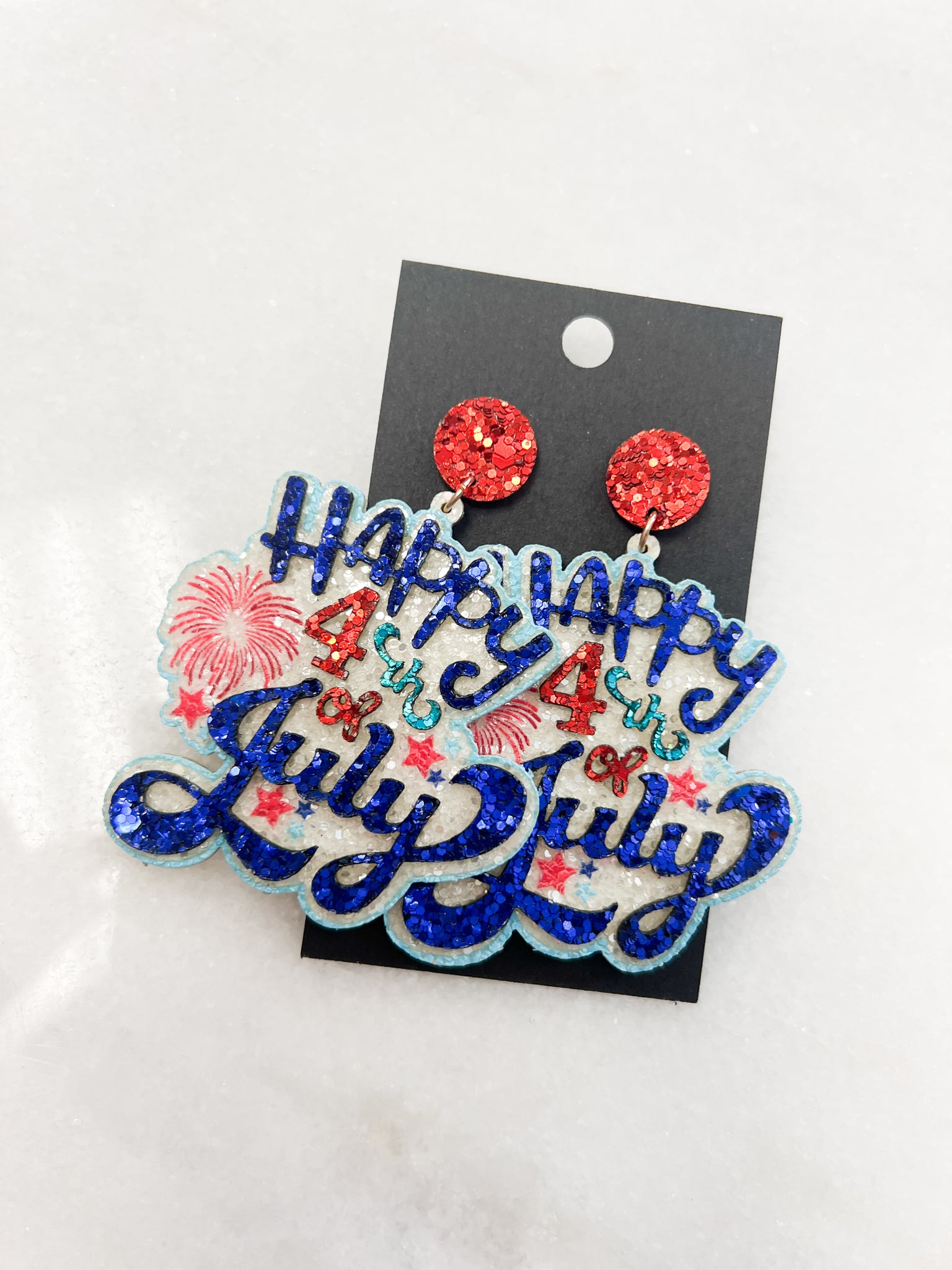 Happy 4TH Of July Earring