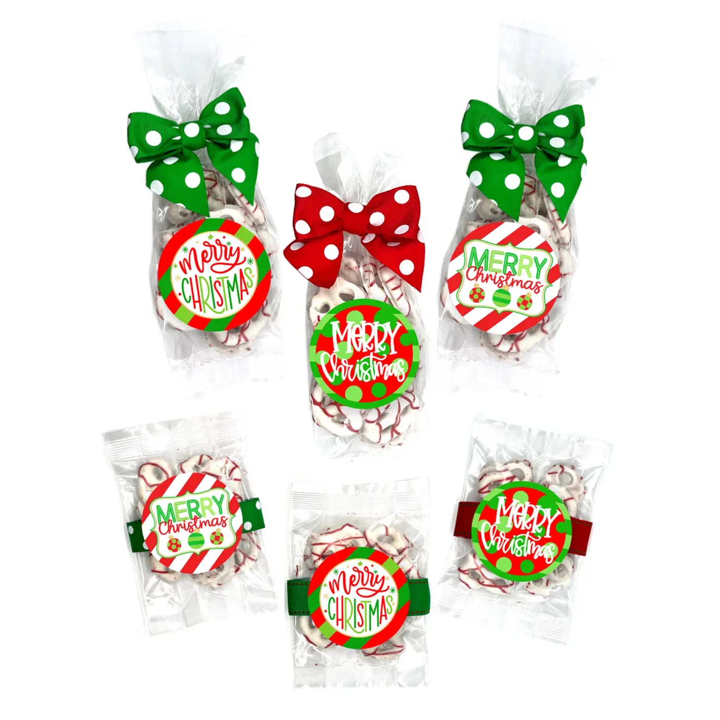 Christmas Yogurt Pretzels