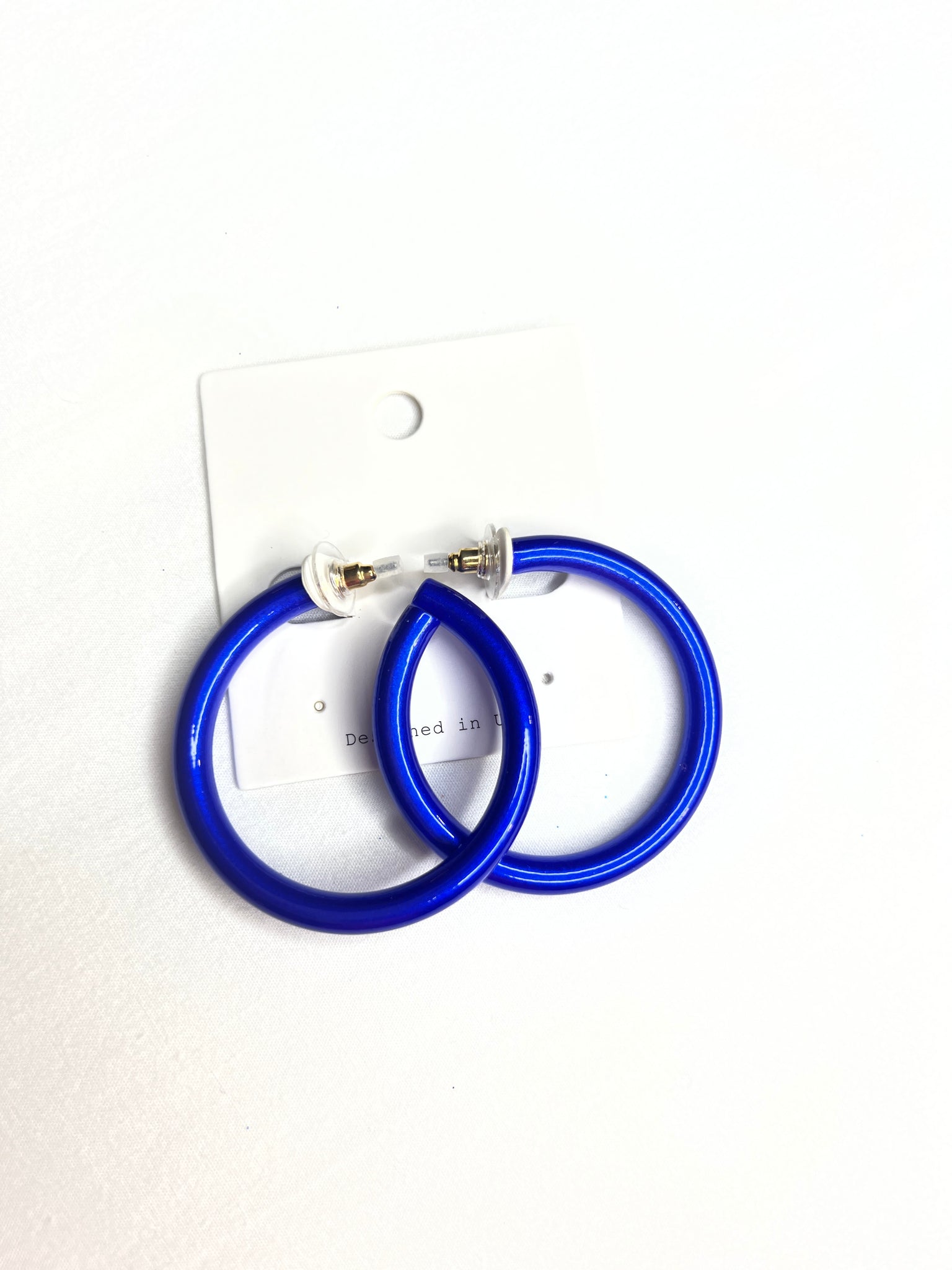 Coated Hoops// Blue