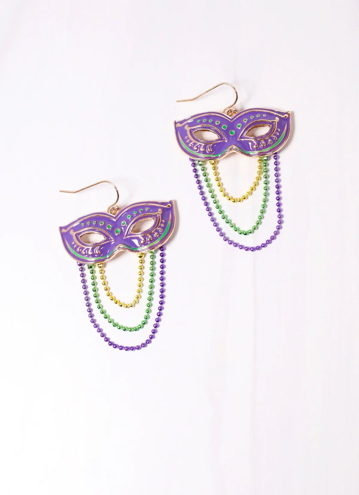 Bonnabel Mask & Beads Earring