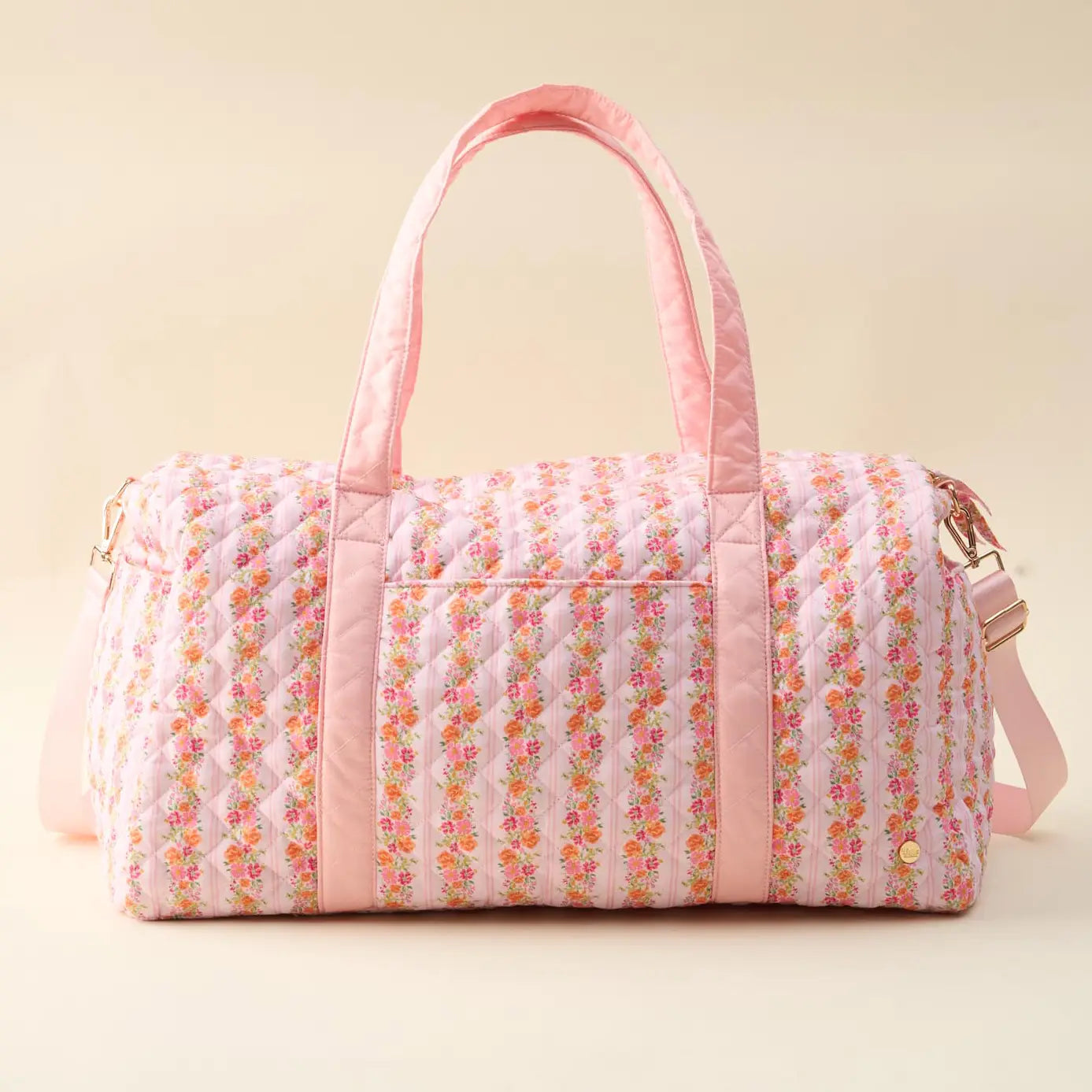 On-The-Go Quilted Weekender Bag- Petal Parade Pink