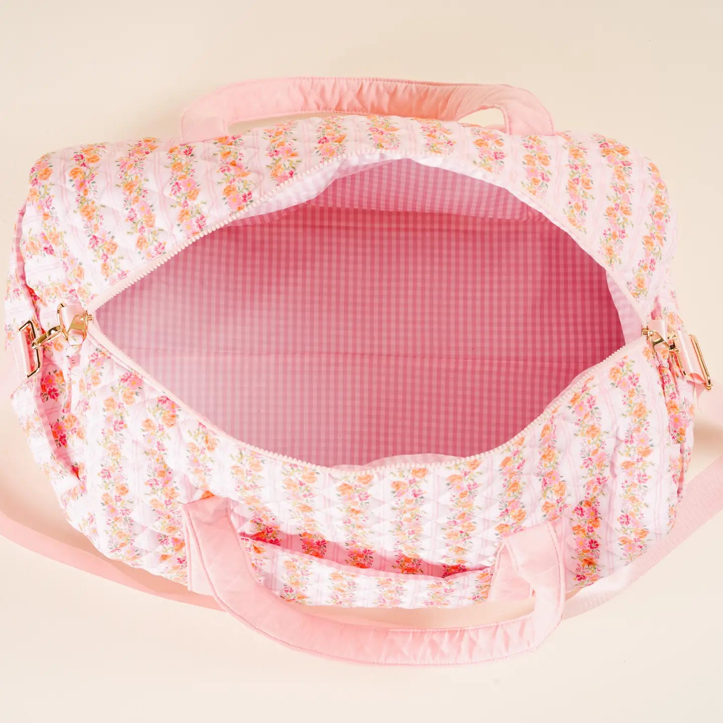 On-The-Go Quilted Weekender Bag- Petal Parade Pink
