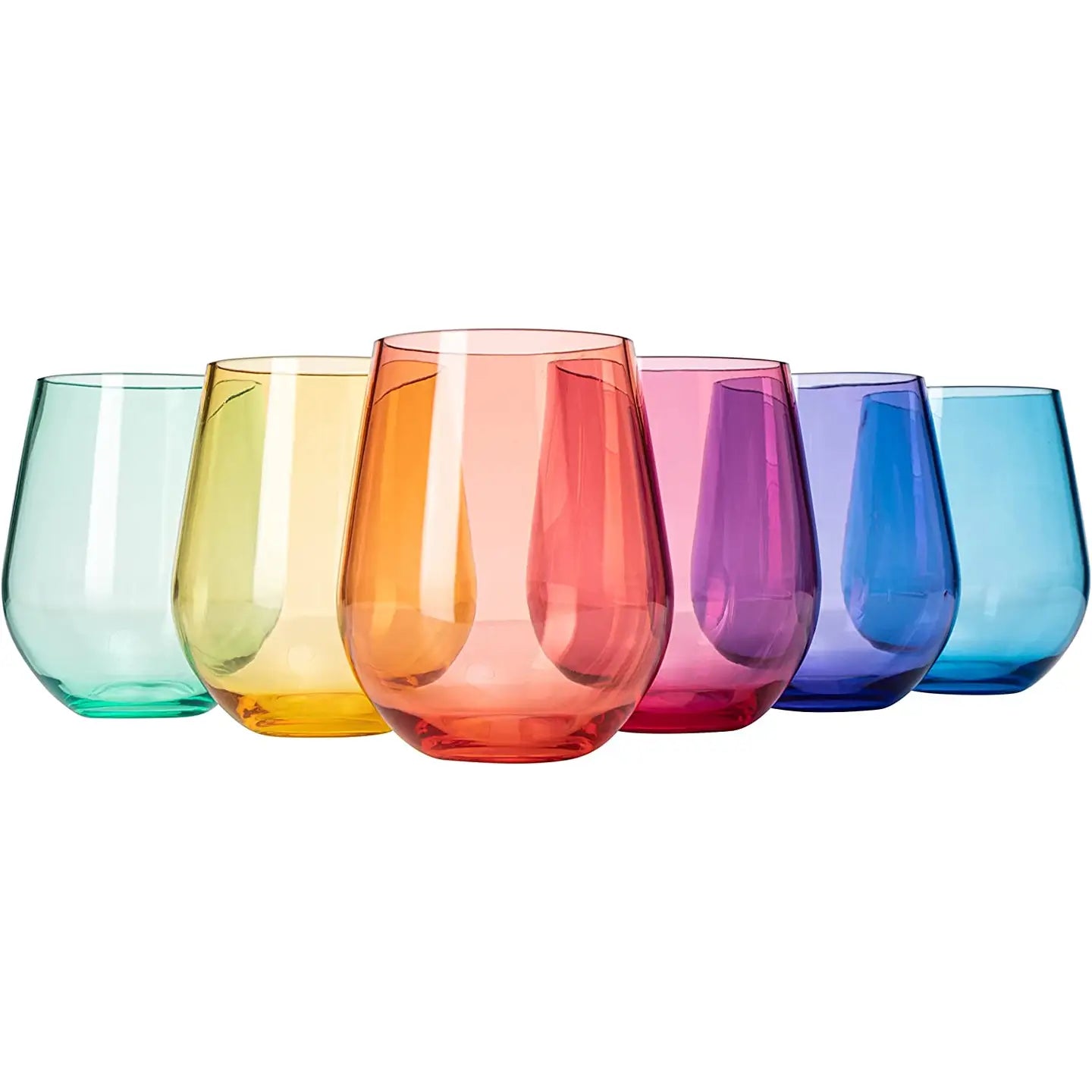 Unbreakable Acrylic Wine Glass Set Of 6