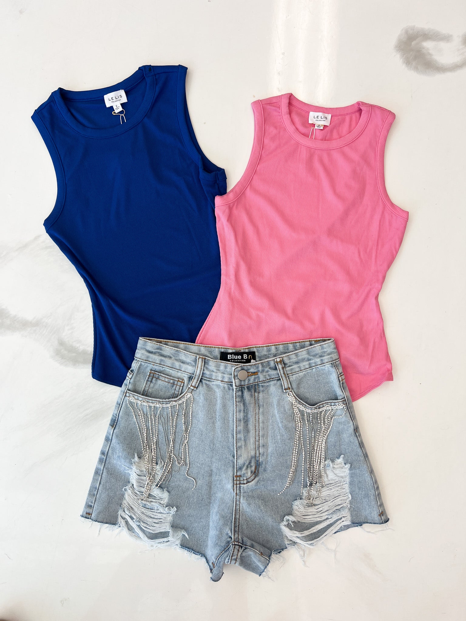 Tank Bodysuit (Pink)