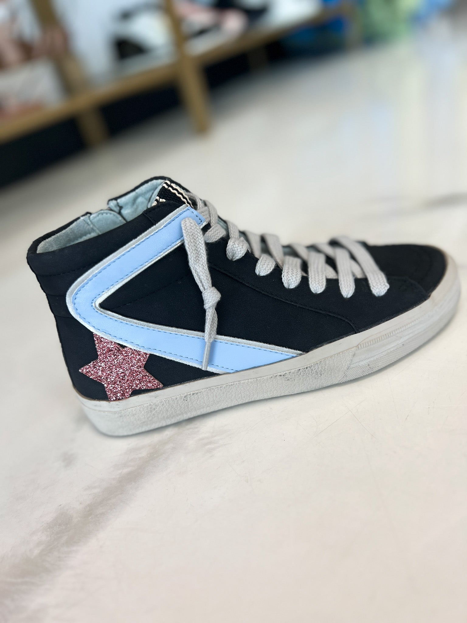 Roxanne Black Star Sneaker