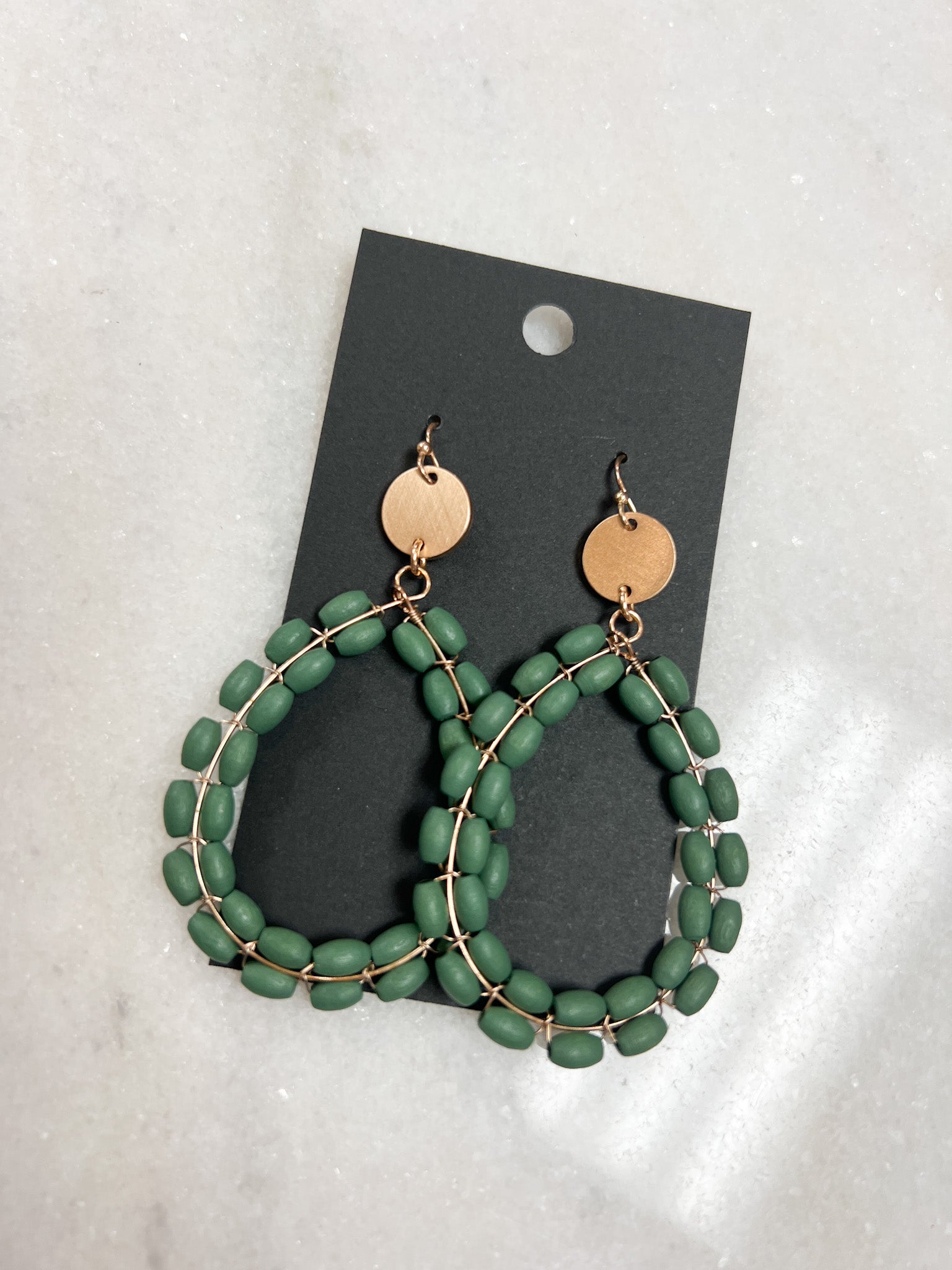 Pebble Green Hoops