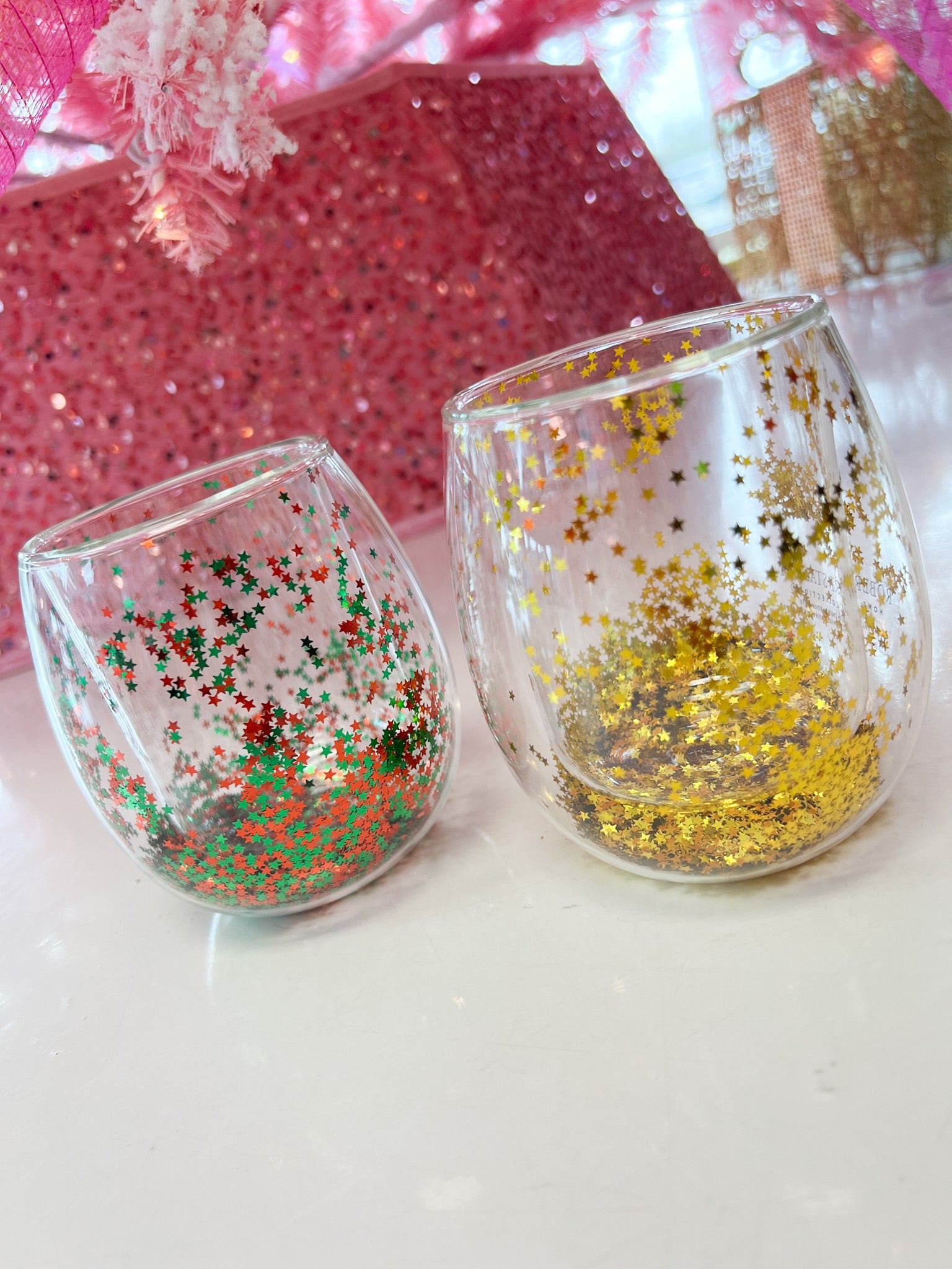 Let's Get Festive Wine Glasses