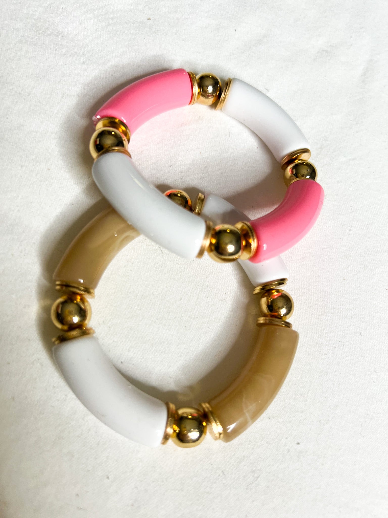 Two Tone Acrylic Bracelet